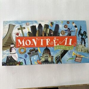 Monopoly MONTREAL "dans Une Boite" Board Game Late For the Sky Bilingual New?